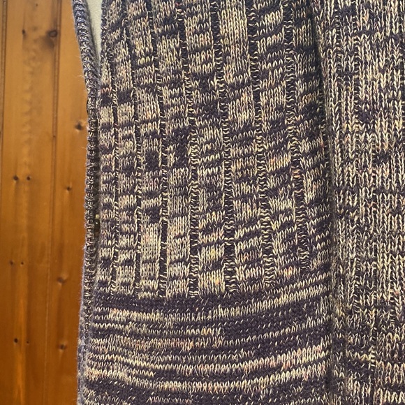 Free people long purple and white sweater - Picture 5 of 7